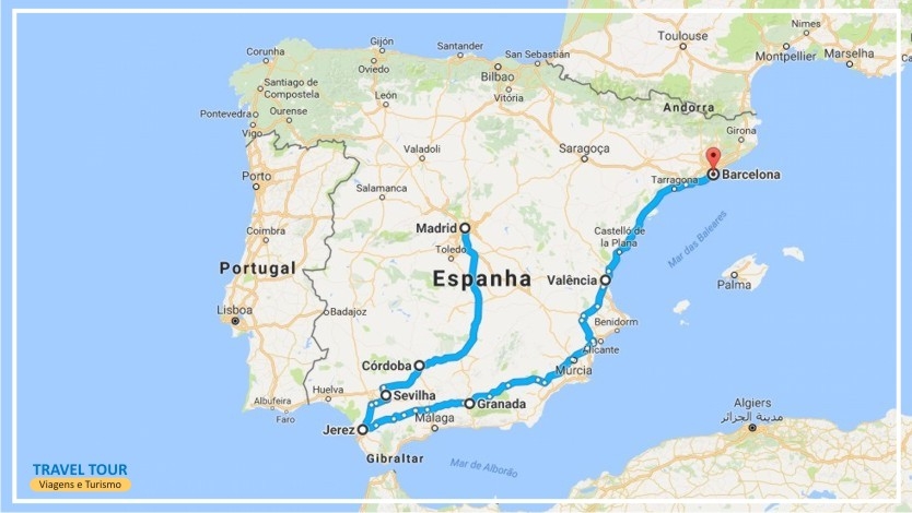 Madri, Andaluzia e Catalunha